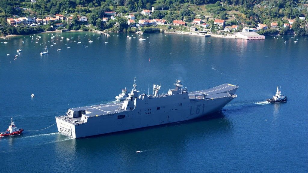 Hiszpański lekki lotniskowiec „Juan Carlos I” będzie wzorem dla tureckiego okrętu śmigłowcowego LHD – fot. Wikipedia