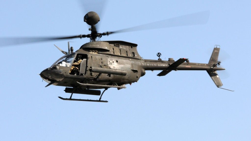 Amerykanie chcą wycofać z linii wszystkie śmigłowce OH-58 Kiowa – fot. U.S. Army/Staff Sgt. Donna