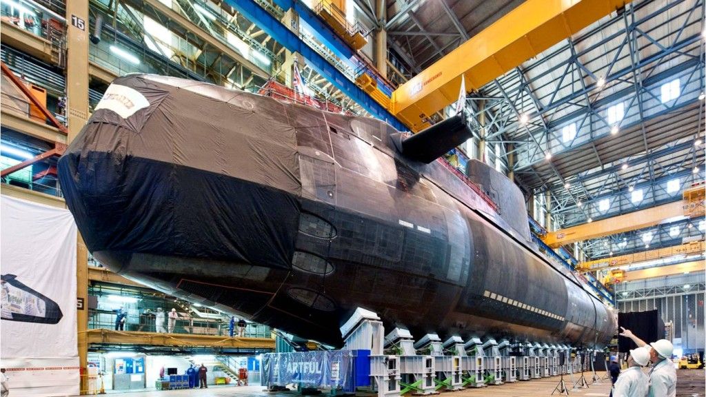 Zwodowano trzeci uderzeniowy okręt podwodny typu Astute – fot. BAE Systems