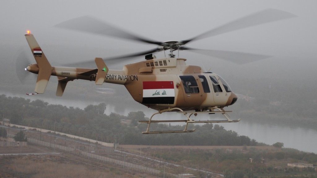 Iracki śmigłowiec Bell 407 - fot. US DoD