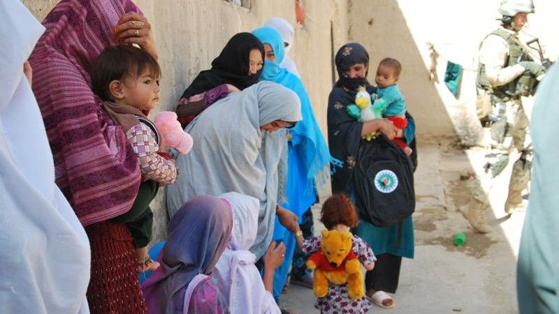 W więzieniu w Ghazni bytują także kobiety wraz ze swoimi dziećmi - fot. Dominika Karasek