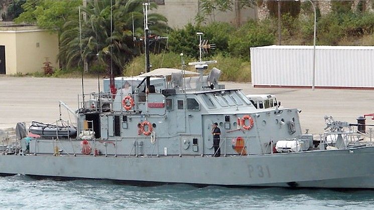 Patrolowiec typu Conejera, jeszcze w barwach hiszpańskich - fot. Internet