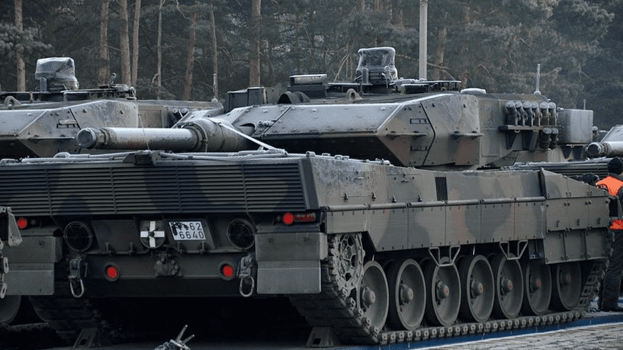 Czołg Leopard 2A5. Fot. kpt. Rafał Nowak.
