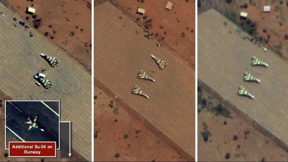 W ostatnich miesiącach Sudan nabył co najmniej trzy samoloty bombowe Su-24 – fot. satsentinel.org