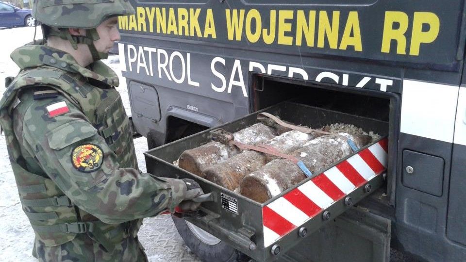 Saperzy MW ponownie zbierali niebezpieczne "pamiątki" z okresu wojny - fot. Marian Kluczyński