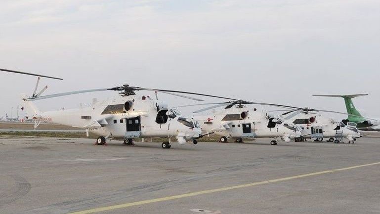 Azerbejdżan odebrał ostatni z 24 zamówionych śmigłowców Mi-35M – fot. globalmilitaryreview.blogspot.com
