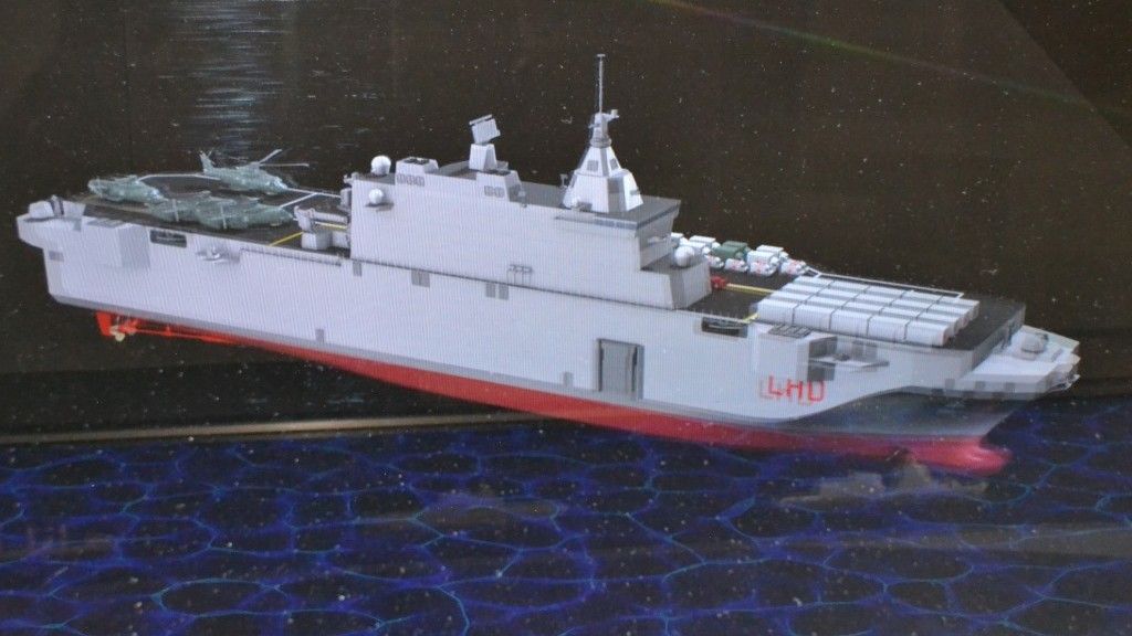 Wizualizacja 3D okrętu LHD - fot. M.Dura