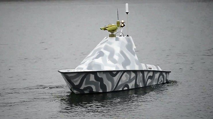 Białoruś testuje swój dron nawodny – fot. topwar.ru