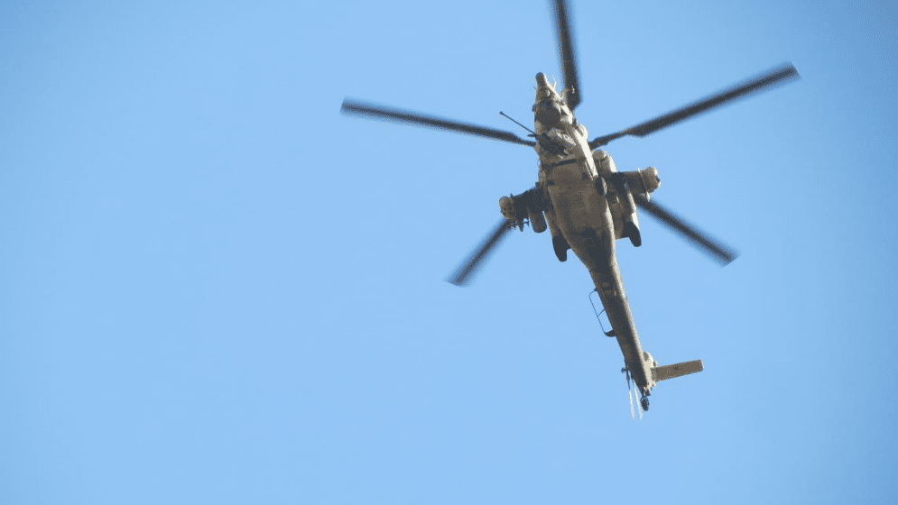 Rosyjski Mi-28N podczas operacji w Syrii. Fot. Witold Repetowicz