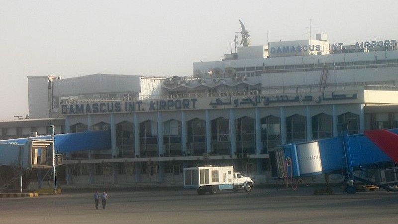 Międzynarodowe lotnisko w Damaszku - fot. advancedtravel.org