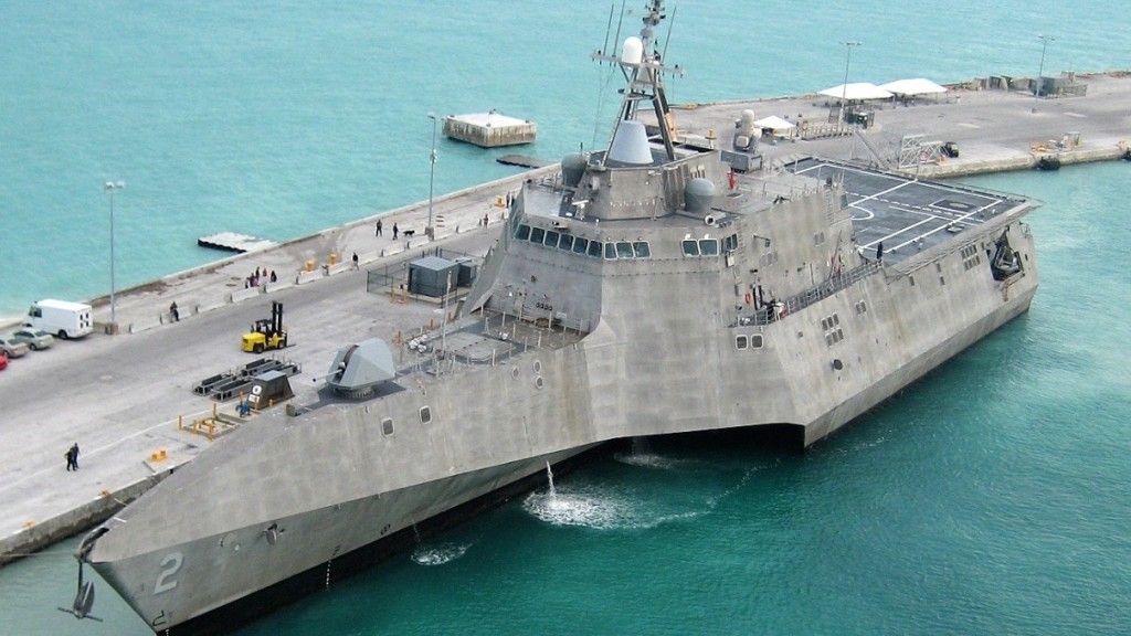Trimaran LCS typu Independence - fot. US Navy