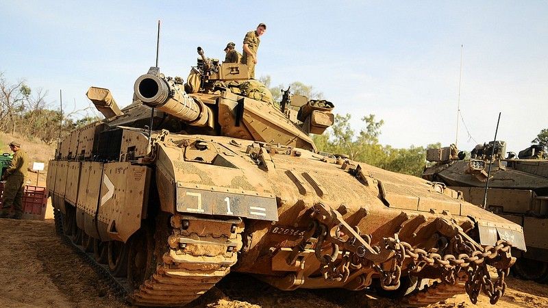 Rakiya ma stanowić uzupełnienie dla ciężkich pojazdów Namer oraz Merkava (na foto) - fot. Siły Zbrojne Izraela