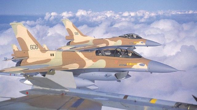 Izraelkie lotnictwo atakowało cele niedaleko Wzgórz Golan - fot. Ministerstwo Obrony Izraela