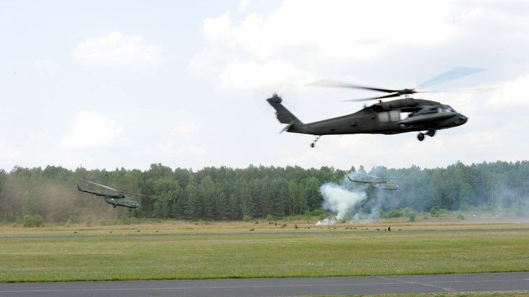 Śmigłowiec UH-60M Black Hawk w Mirosławcu – fot. Mirek Wójtowicz/DG RSZ