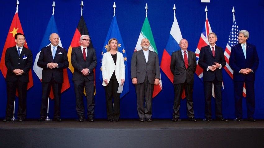 Negocjacje mocarstw z Iranem w Lozannie w kwietniu br. Fot. Wikipedia