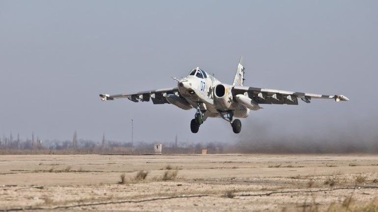 Ukraiński Su-25 rozbił się podczas lądowania - fot. mil.gov.ua