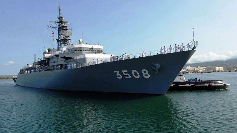 Japoński okręt szkolny JS Kashima, być może zagości w Gdyni - fot. US Navy