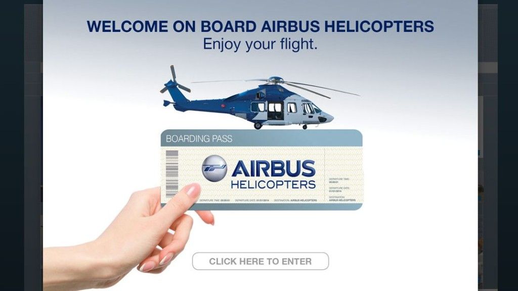 Taka informacja wita nas na stronie eurocopter.com - fot. Airbus