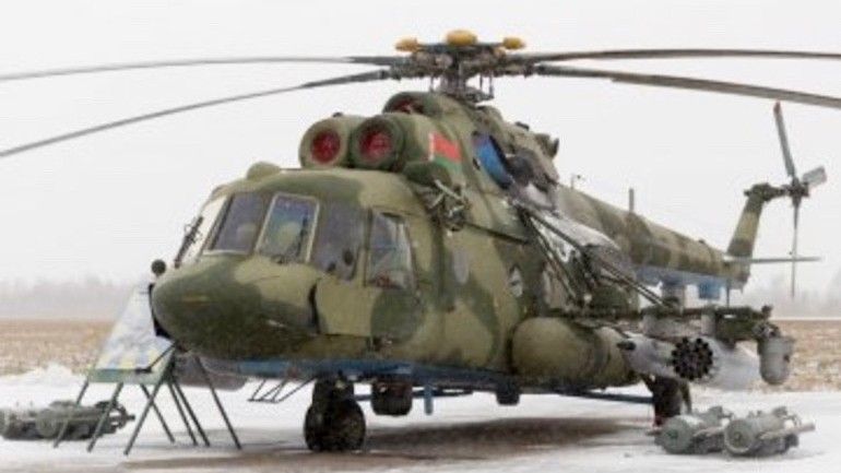 Mi-8MTW-5 w barwach Białorusi - fot. mil.by