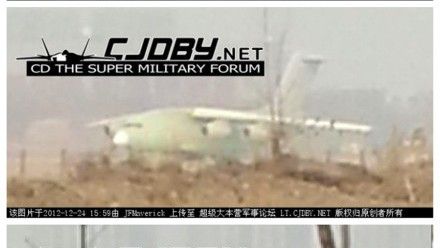 Najnowsze zdjęcia chińskiego samolotu Y-20 w czasie prób naziemnych - fot. Internet