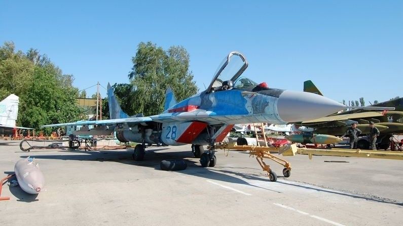Pierwszy z krymskich myśliwców MiG-29 który odzyskał zdolność do lotów - fot. mil.gov.ua