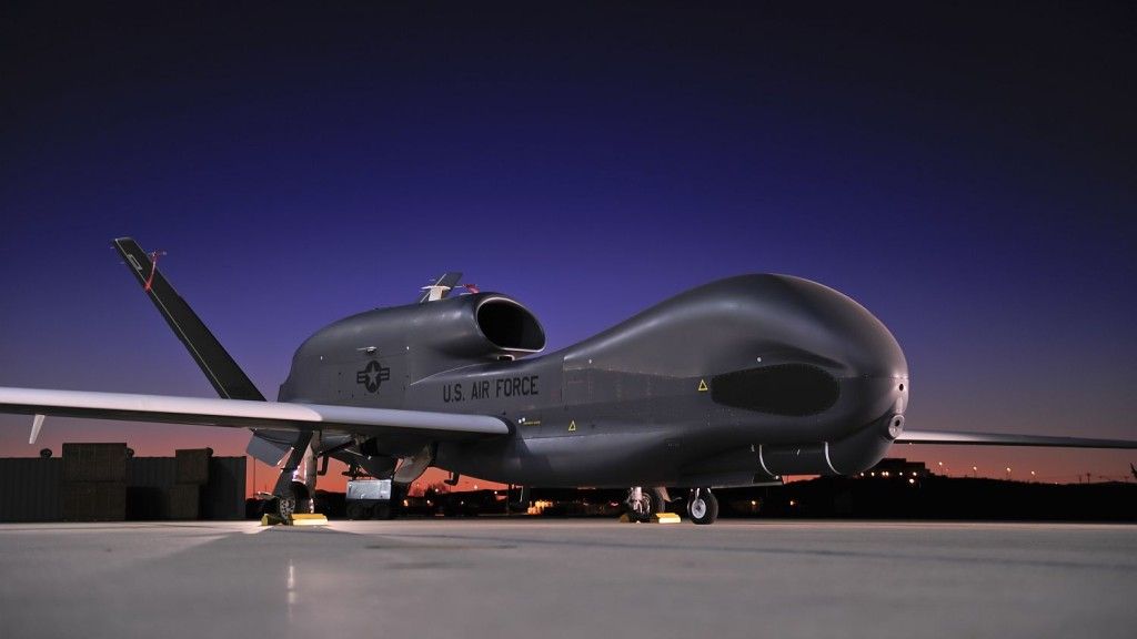 RQ-4 Global Hawk należący do U.S. Air Force -fot. Northrop Grumman