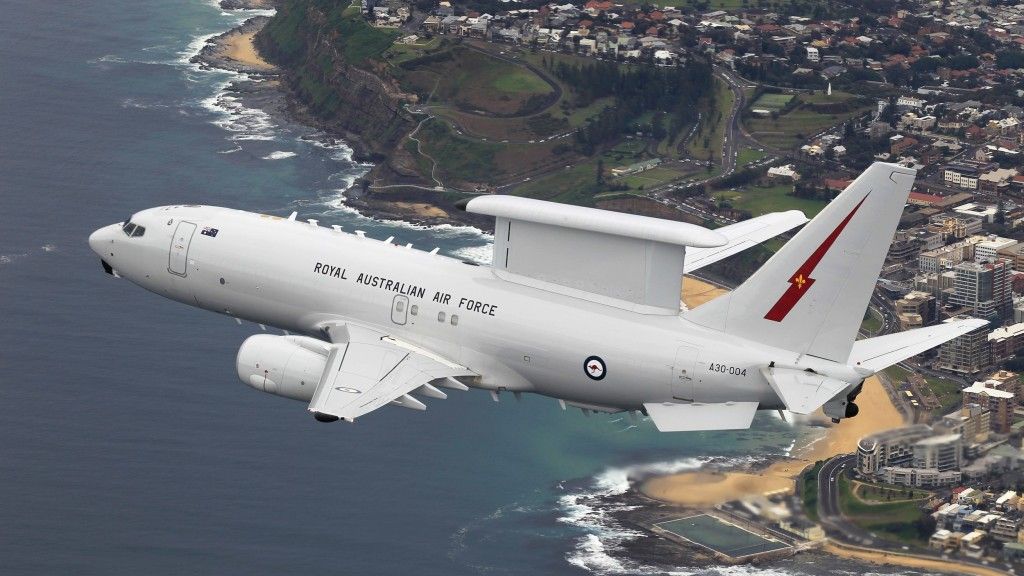Samolot wczesnego ostrzegania i dowodzenia Boeing 737AEW&amp;C Wedgetail - fot. Ministerstwo Obrony Australii