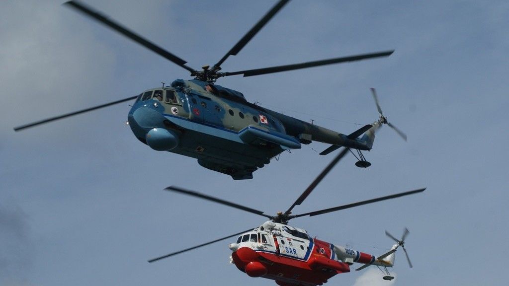 Śmigłowce rodziny Mi-14 eksploatowane w 44. Bazie Lotnictwa Morskiego - fot. Łukasz Pacholski