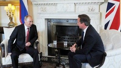 Władimir Putin i David Cameron podczas sierpniowego spotkania - fot. Oficjalna strona Prezydenta Rosji