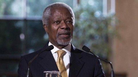Były specjalny wysłannik ONZ Kofi Annan - fot. ONZ.