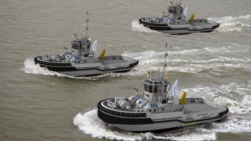 Szwecja i Holandia zamówiły pięć holowników w koncernie stoczniowym Damen w tym trzy jednostki ASD Tug 2810 – fot. Damen