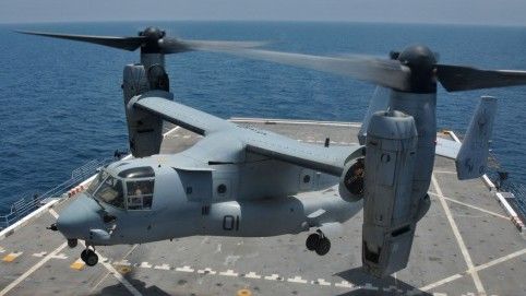 Izrael chce pozyskać V-22 Osprey, które byłyby wykorzystywane do wsparcia działań specjalnych - fot. US Navy