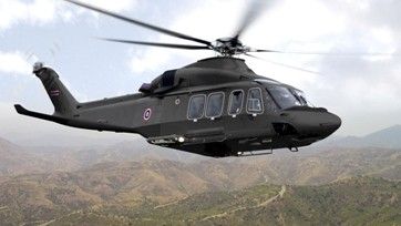 Wizja artystyczna śmigłowca AW139 w barwach sił zbrojnych Tajlandii - fot. AgustaWestland