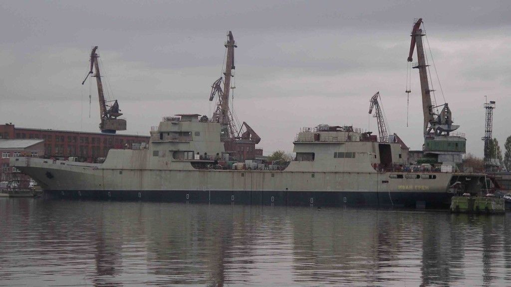 Duży okręt desantowy „Iwan Green” ma zostać przekazany jeszcze w tym roku – fot. forums.airbase.ru
