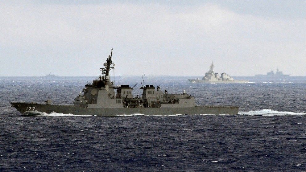 Niszczyciel Atago, jeden z pary przewidzianej do modernizacji - fot. US Navy