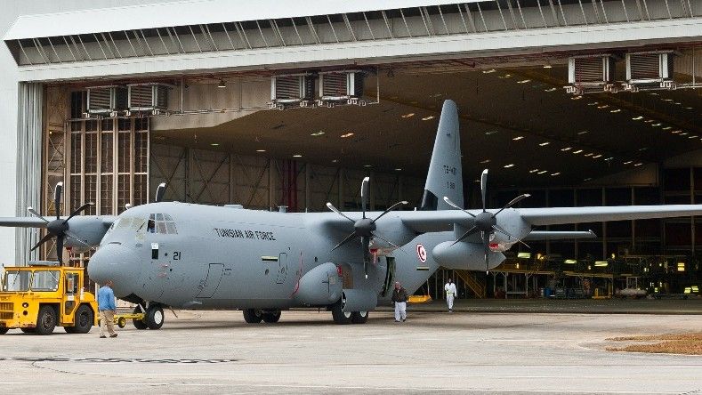 Pierwszy tunezyjski C-130J Super Hercules - fot. Lockheed Martin