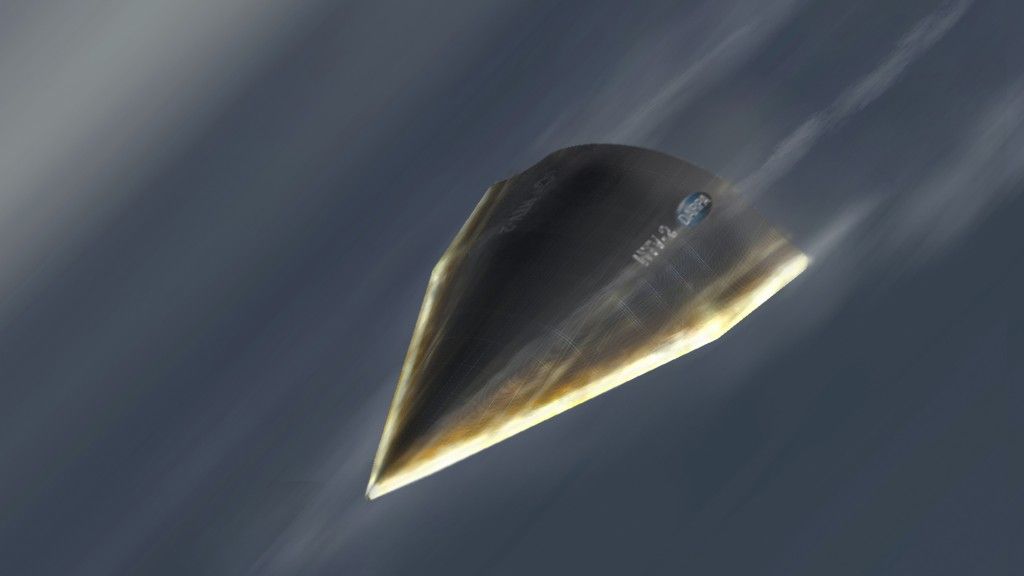 Syperszybki aparat latający opracowany w ramach programu Hypersonic Technology Vehicle 2 – fot. DARPA