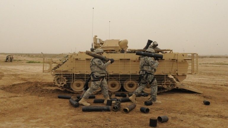 Moździerz samobieżny M1064 armii amerykańskiej sfotografowany w 2009 r. w Iraku. Podobne moździerze zmodernizowano dla armii Litwy. Fot. US Army.