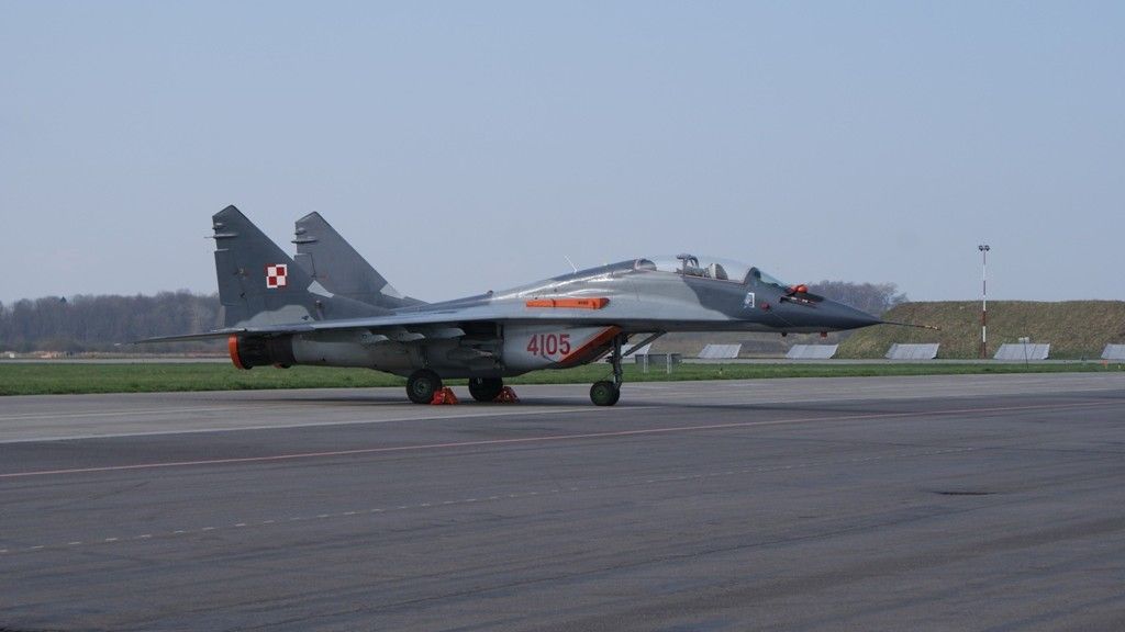 Samoloty bojowe MiG-29 z bazy w Królewie Malborskim, przez ostatnie cztery miesiące, strzegły przestrzeni powietrznej państw bałtyckich - fot. Łukasz Pacholski