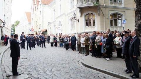 Obchody 73 rocznicy ucieczki ORP Orzeł w Tallinie- fot. Twitter/@PLinEstonia