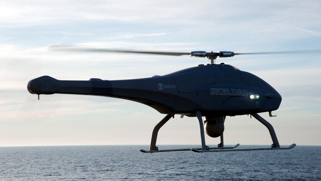 Trwają testy dron Skeldar w marynarce hiszpańskiej – fot. SAAB