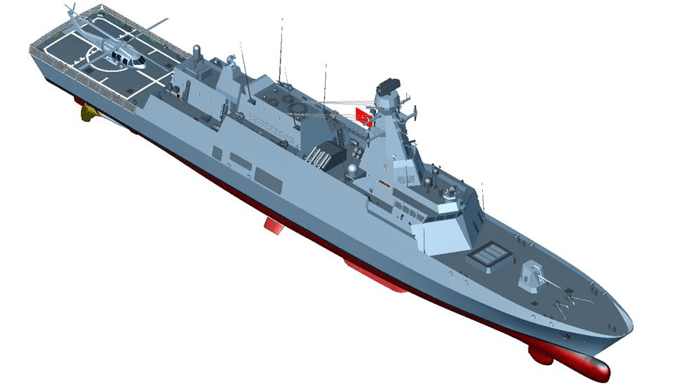 Fregata rakietowa F-515, Ilustracja: Marynarka Wojenna Turcji