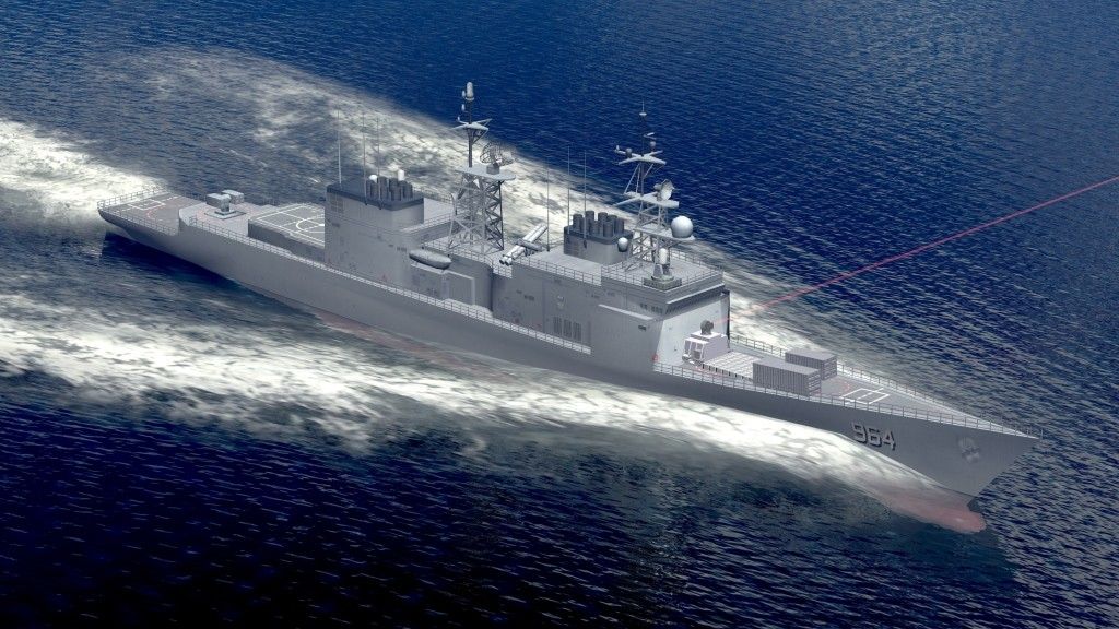 Nowy system laserowy ma być sprawdzony na pokładzie byłego amerykańskiego niszczyciela USS „Paul F. Foster” – fot. Northrop Grumman