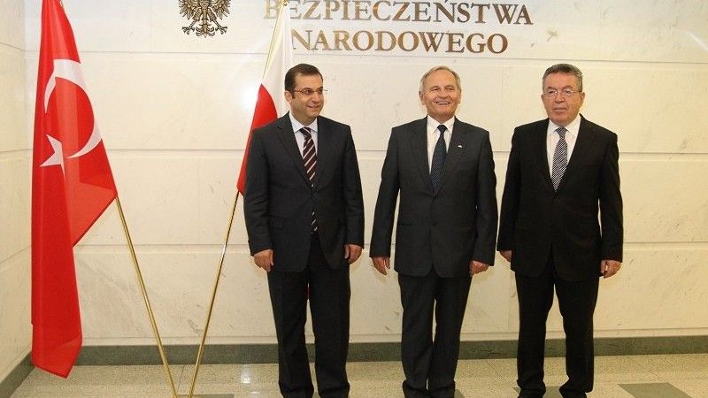 Szef tureckiej RBN, Muammer Turker (po lewej) przebywa w Polsce z trzydniową wizytą na zaproszenie ministra S. Kozieja - fot. BBN.