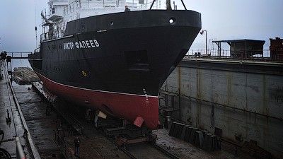 Nowy rosyjski okręt hydrograficzny - fot. Wostocznaja Wierf’ 