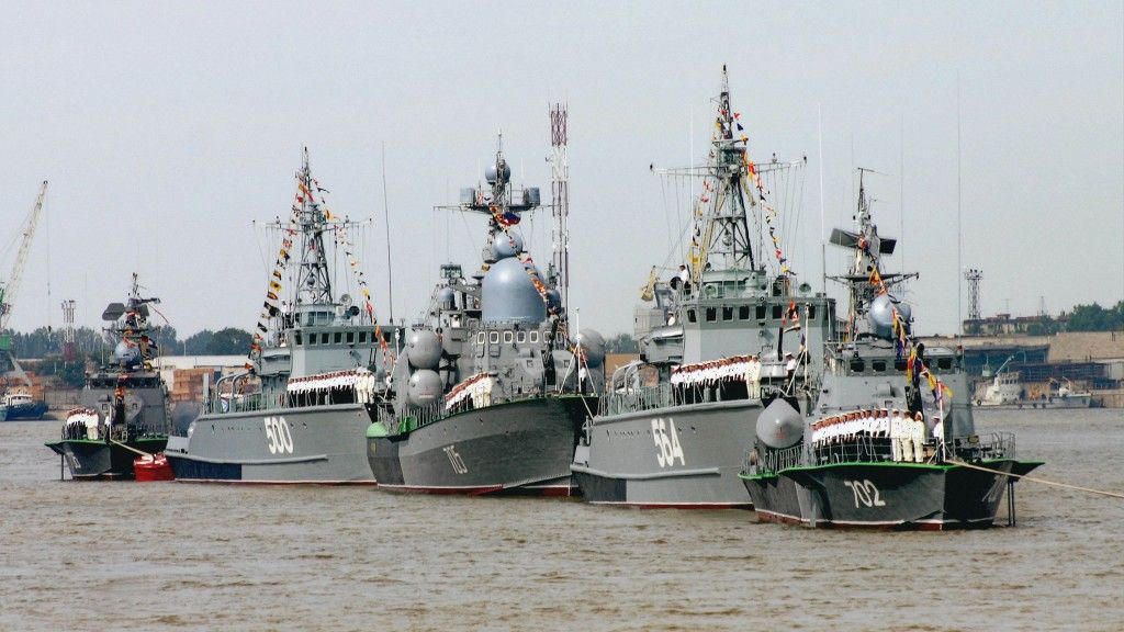 Rosjanie zamontowali systemy hydroakustyczne do ochrony swoich portów na Morzy Kaspijskim - fot. Internet