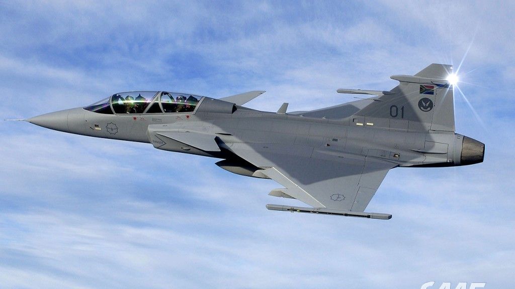 SAAB od kwietnia nie wspiera samolotów Gripen w RPA – fot. SAAF