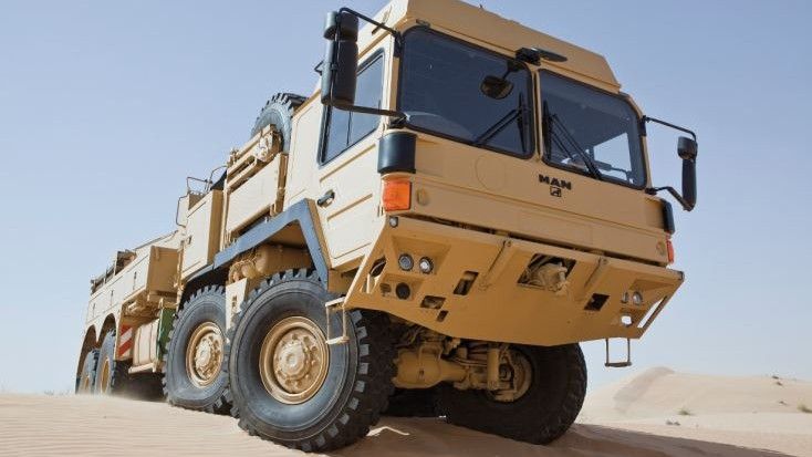 Niemcy nie tylko dostarczą samochody ciężarowe do Skandynawii, ale zabezpieczą również ich wsparcie logistyczne – fot. Rheinmetall press picture