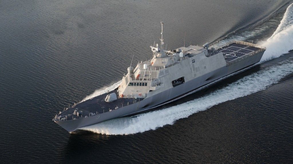 USS Fort Worth na morzu - fot. Lockheed Martin