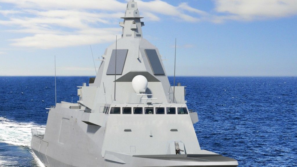 Wizja fregaty FREMM ER. Być może tak będą wyglądały przyszłe francuskie okręty przeciwlotnicze - fot. DCNS